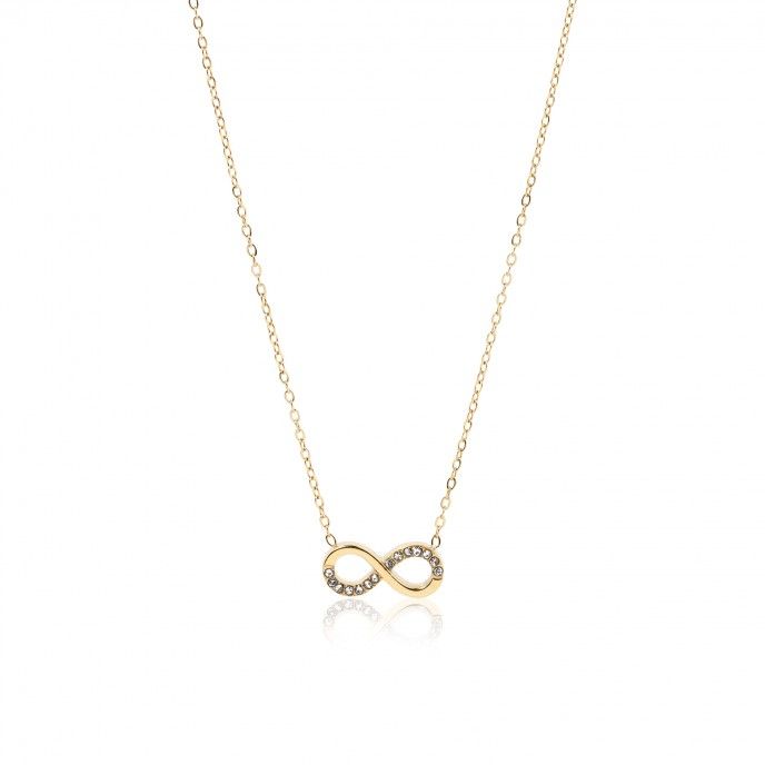 COLLAR DE ACERO CON INFINITO