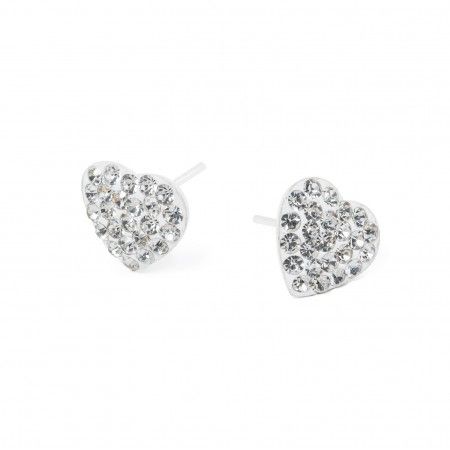 HEART SILVER EARRINGS