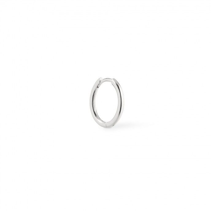 BASIC 1,3CM SILVER HOOP