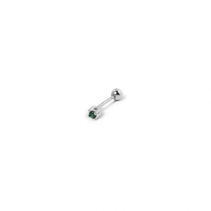 SILVER PIERCING WITH ZIRCON