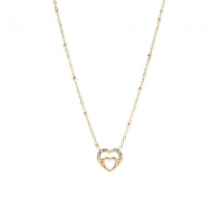 COLLAR DE ACERO CON CORAZN