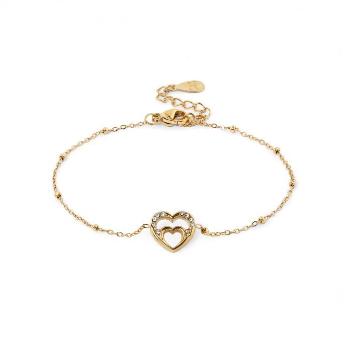 PULSERA CORAZN DE ACERO