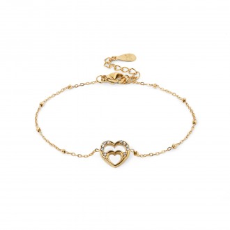 STEEL BRACELET WITH HEART
