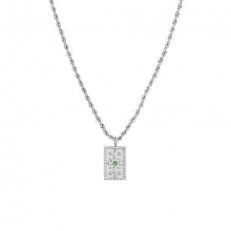 STEEL NECKLACE WITH STAR