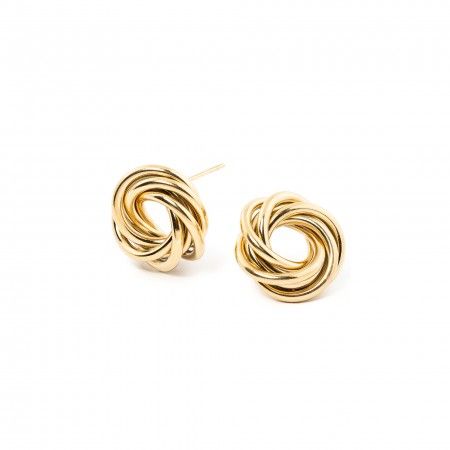 TWISTED STEEL EARRINGS