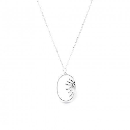 SILVER NECKLACE WITH SUN