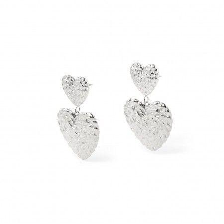 BRINCOS AÇO CORAÇÕES BRINCOS AÇO CORAÇÕES