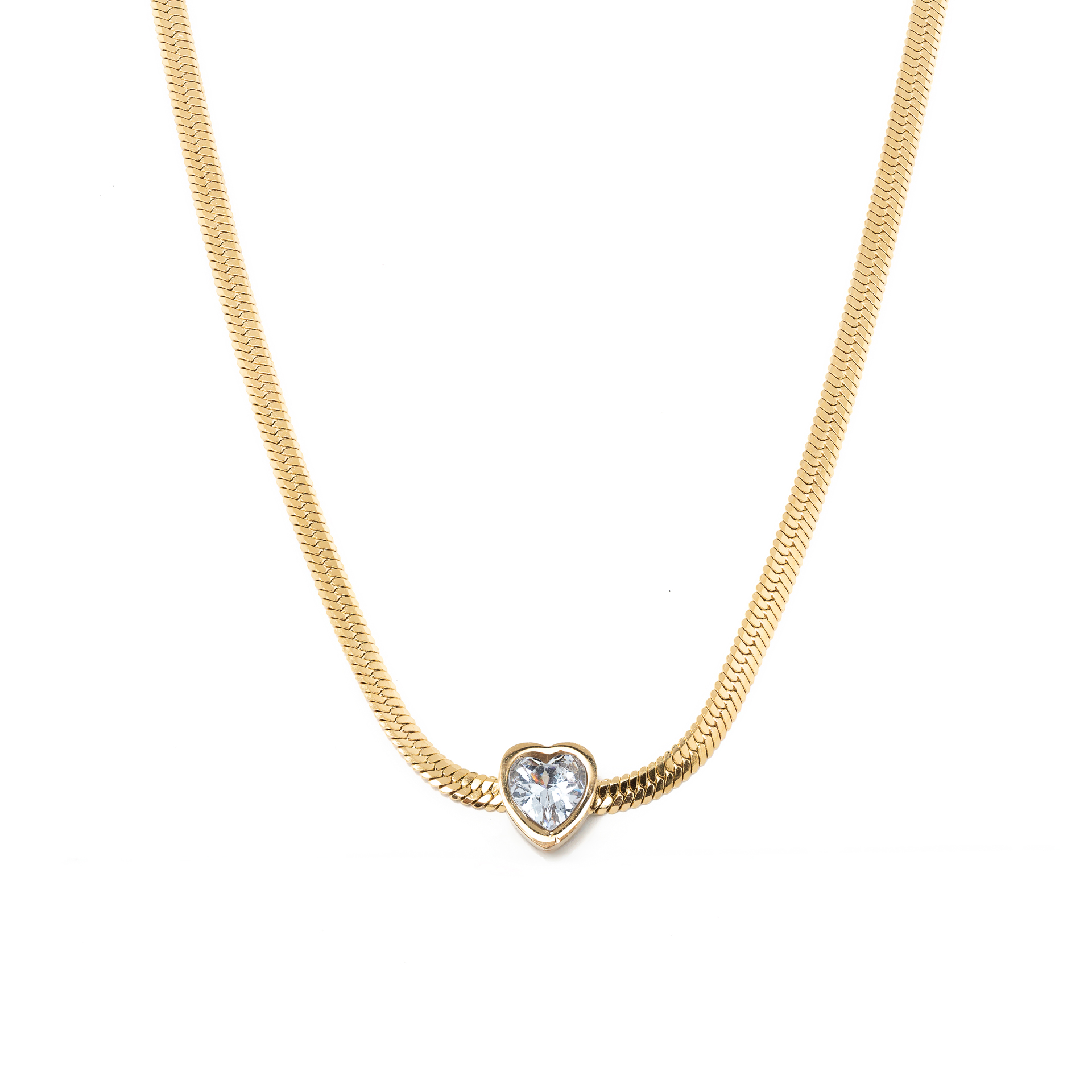 COLAR AÇO CORAÇÃO