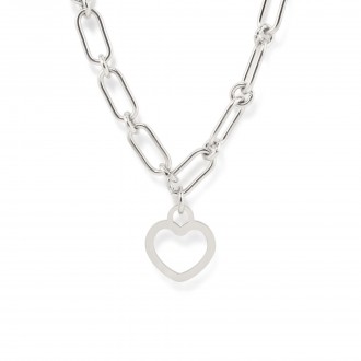 COLLAR DE ACERO CON CORAZ�N