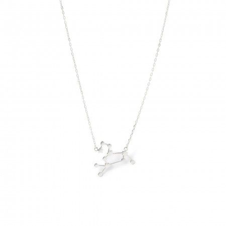 SILVER SIGN NECKLACE