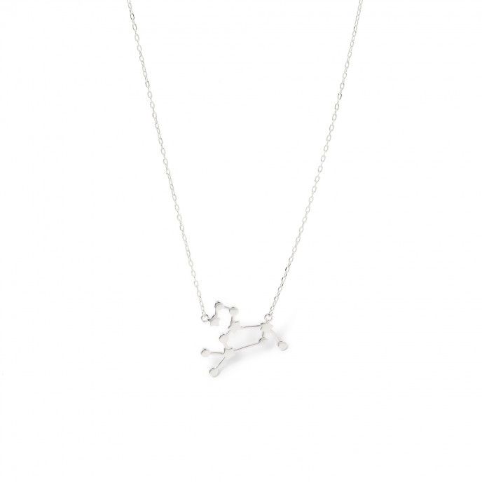 SILVER SIGN NECKLACE