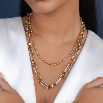 MIX STEEL NECKLACE