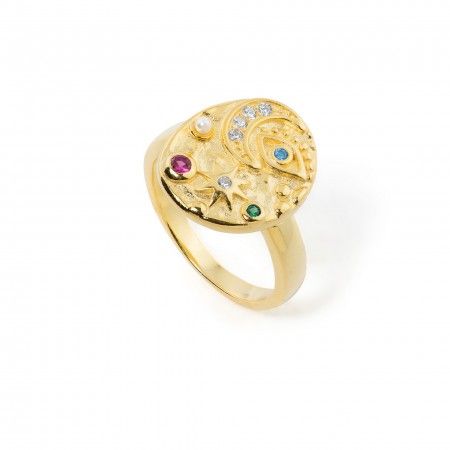 NIGHT SILVER RING