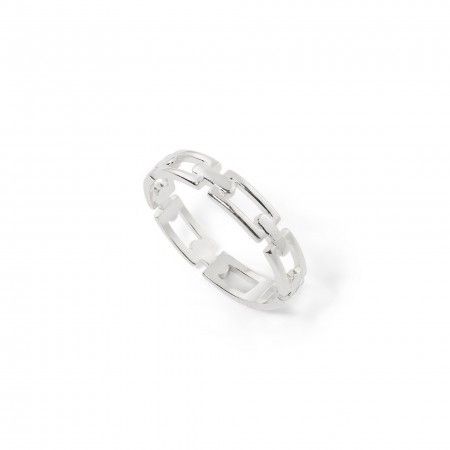 LINKS SILVER RING