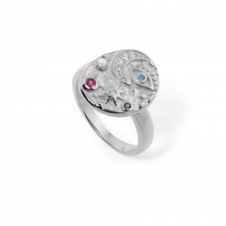 NIGHT SILVER RING