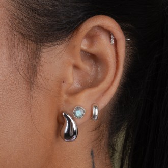 BASIC SILVER HOOP