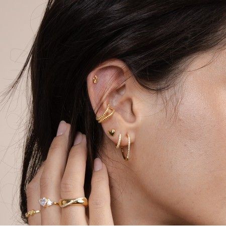 DOUBLE SILVER EAR CUFF DOUBLE SILVER EAR CUFF