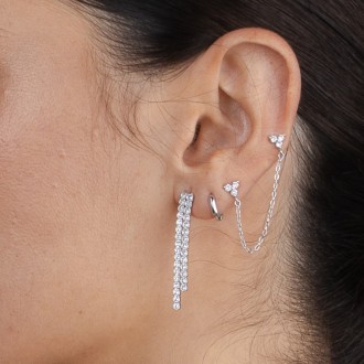 BASIC SILVER HOOP