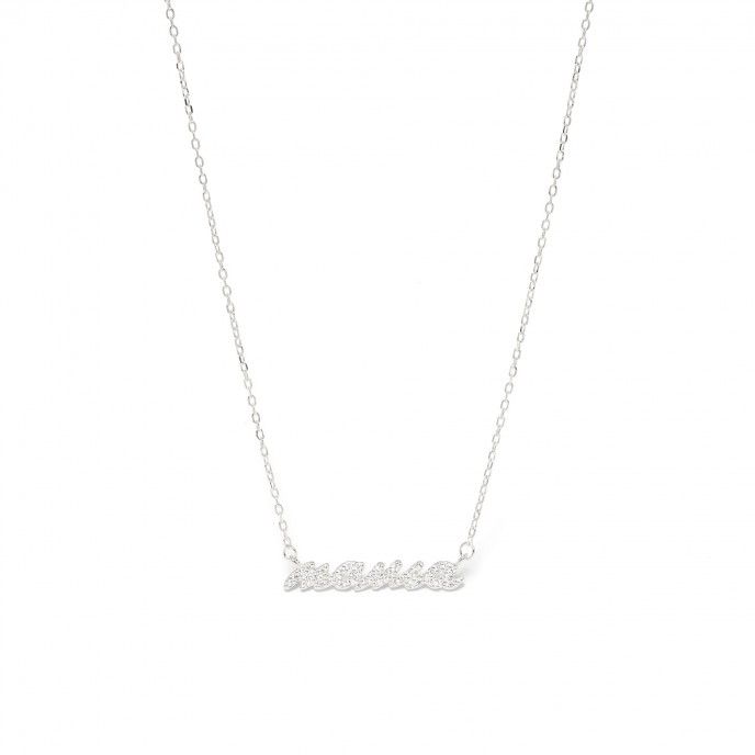 SILVER MAMA NECKLACE