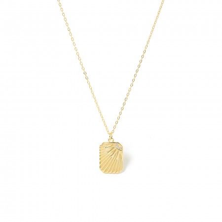SUN SILVER NECKLACE