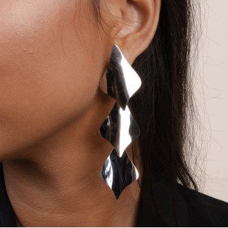 GEOMETRIC STEEL EARRINGS