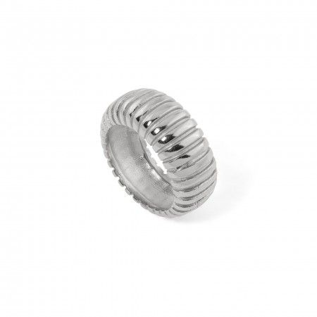 ANILLO RAYAS DE ACERO