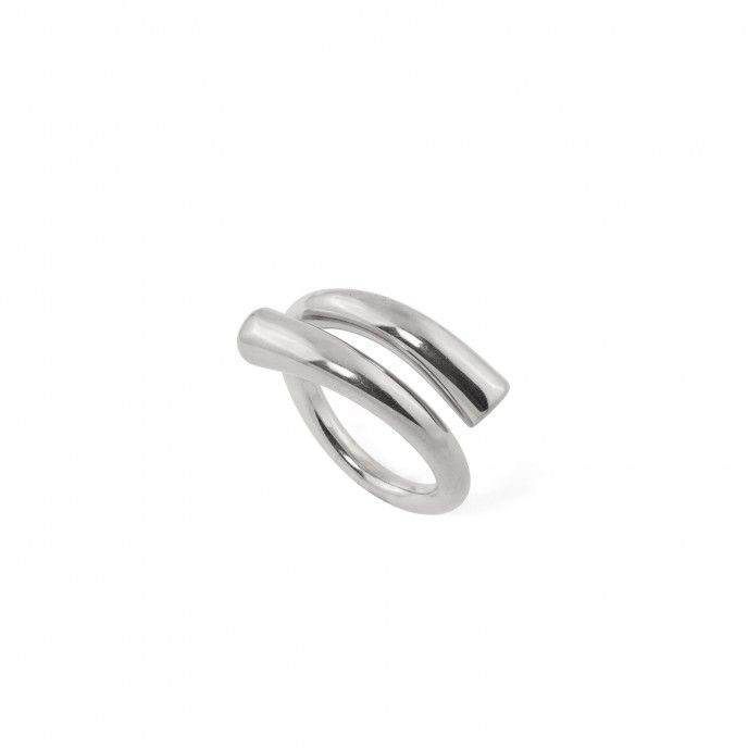 ANILLO CRUZ DE ACERO