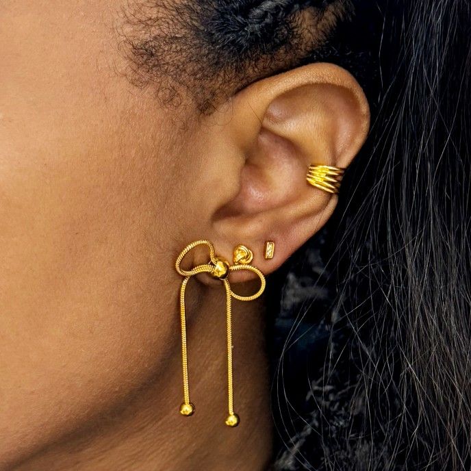 PENDIENTES ENLACE DE ACERO