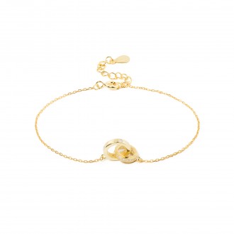 SILVER BRACELET WITH CIRCLES