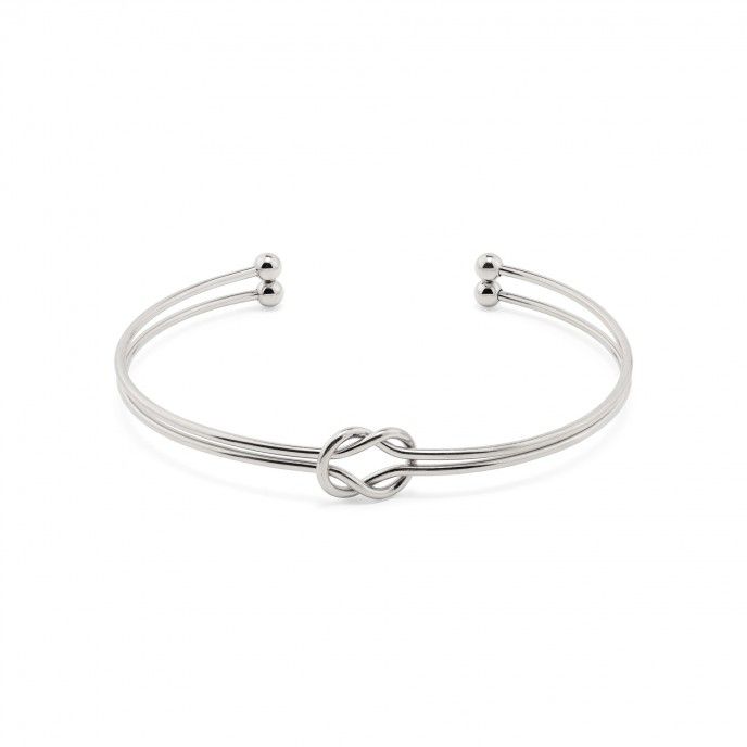STEEL BRACELET WITH KNOT