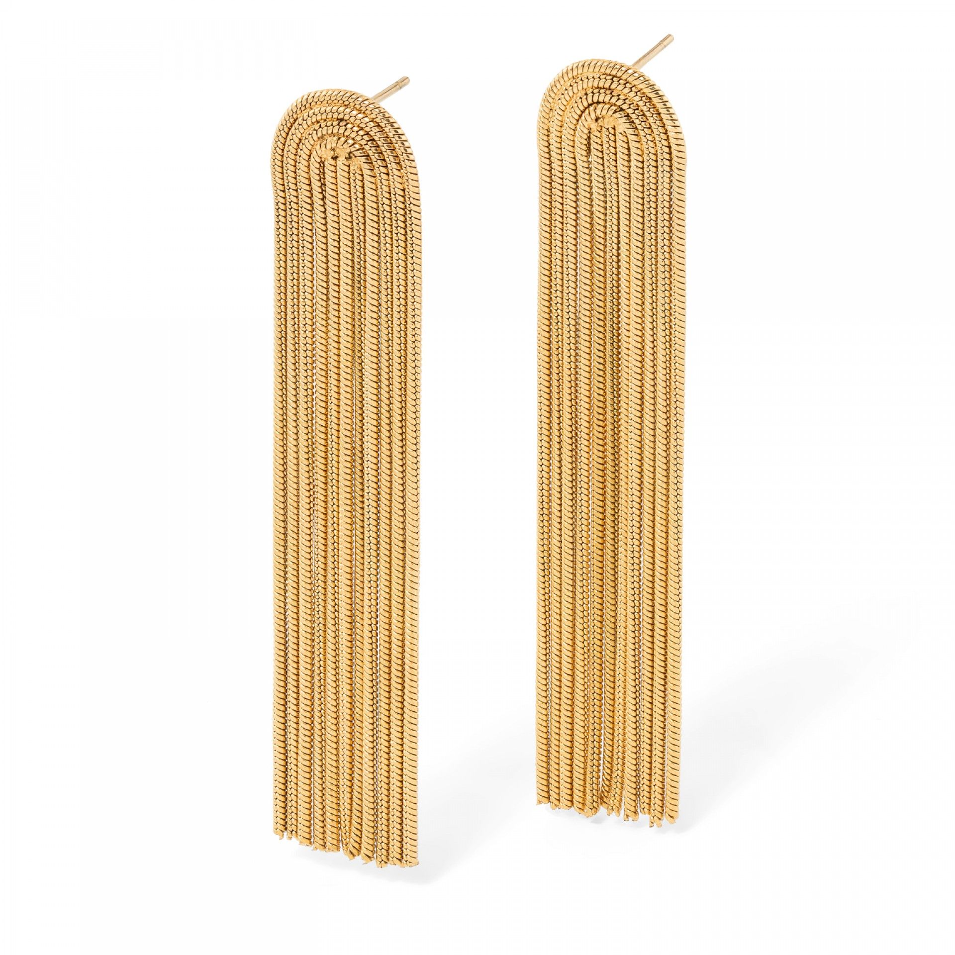 BRINCOS AÇO COMPRIDOS