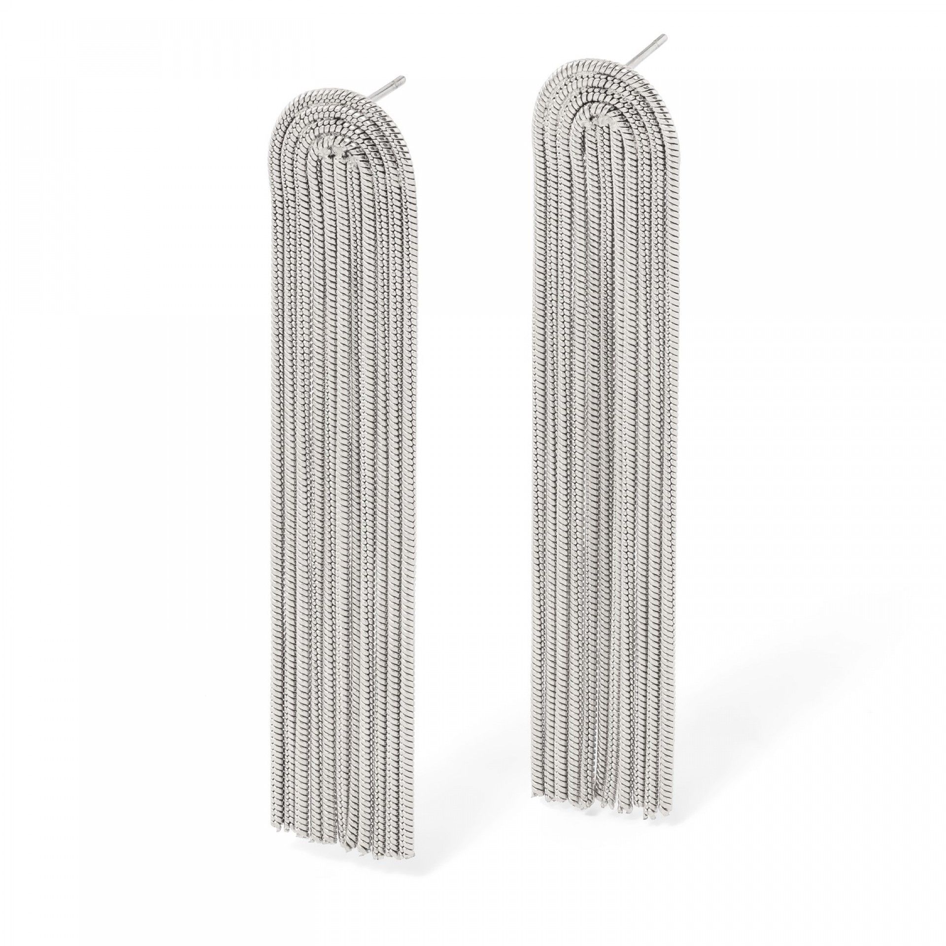 BRINCOS AÇO COMPRIDOS