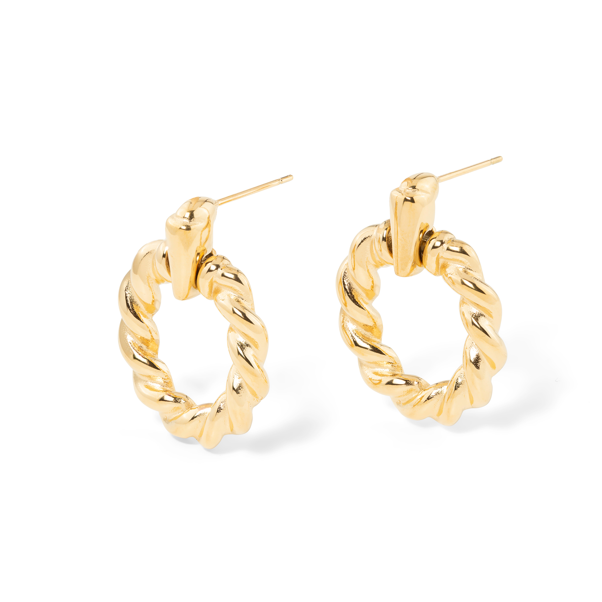 BRINCOS AÇO TORCIDOS