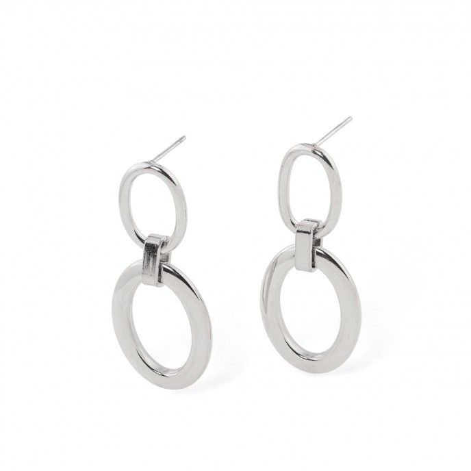 STEEL GEOMETRIC EARRINGS