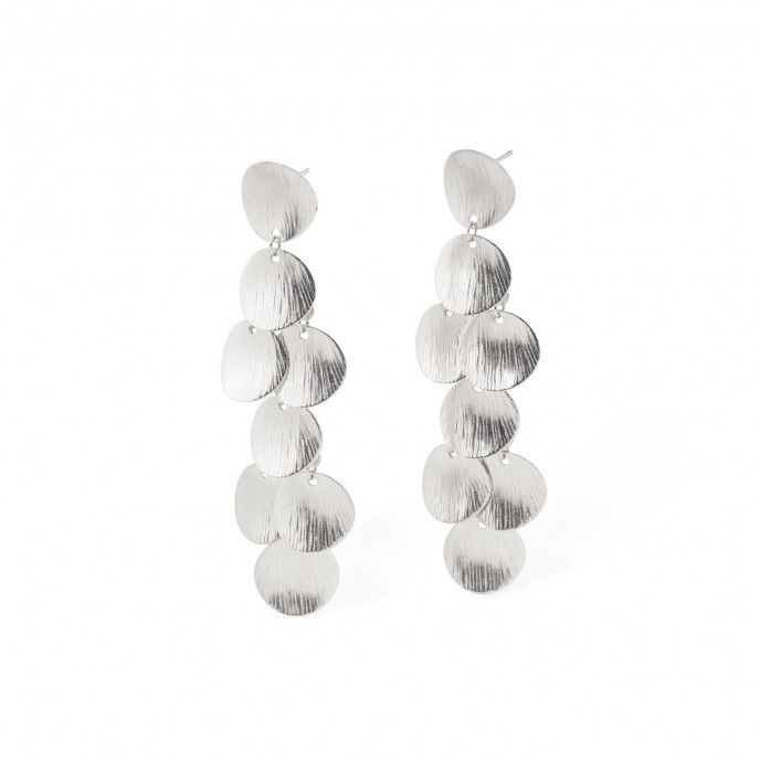 LONG STEEL EARRINGS