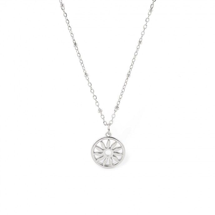 COLLAR FLOR DE ACERO