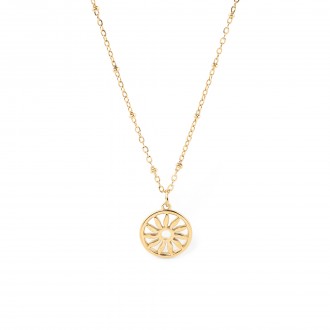 COLLAR FLOR DE ACERO