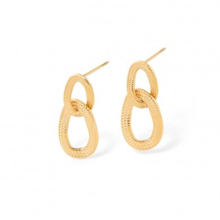 STEEL LINKS EARRINGS