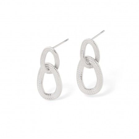 PENDIENTES ENLACES DE ACERO