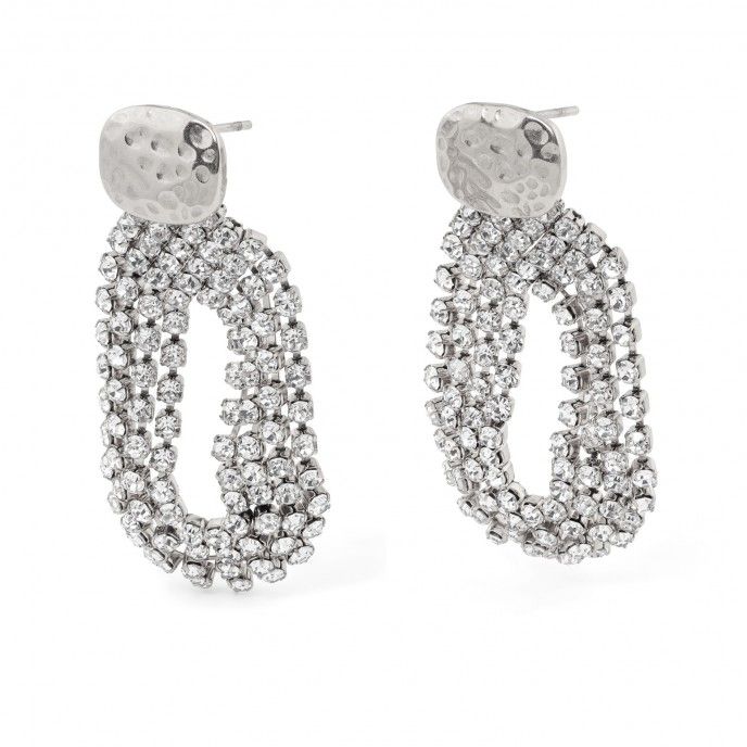 STEEL SHINY EARRINGS