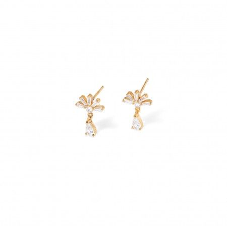 SHINY SILVER EARRINGS