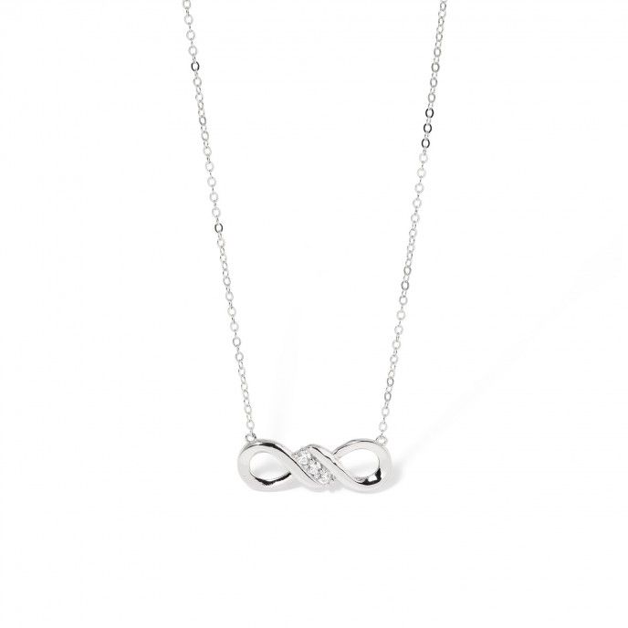 SILVER NECKLACE WITH INFINITE