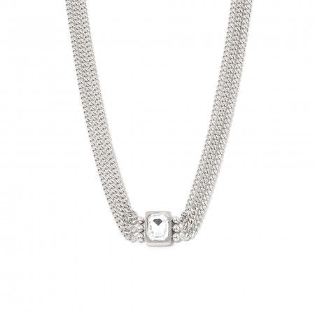 STEEL CHOKER WITH ZIRCON