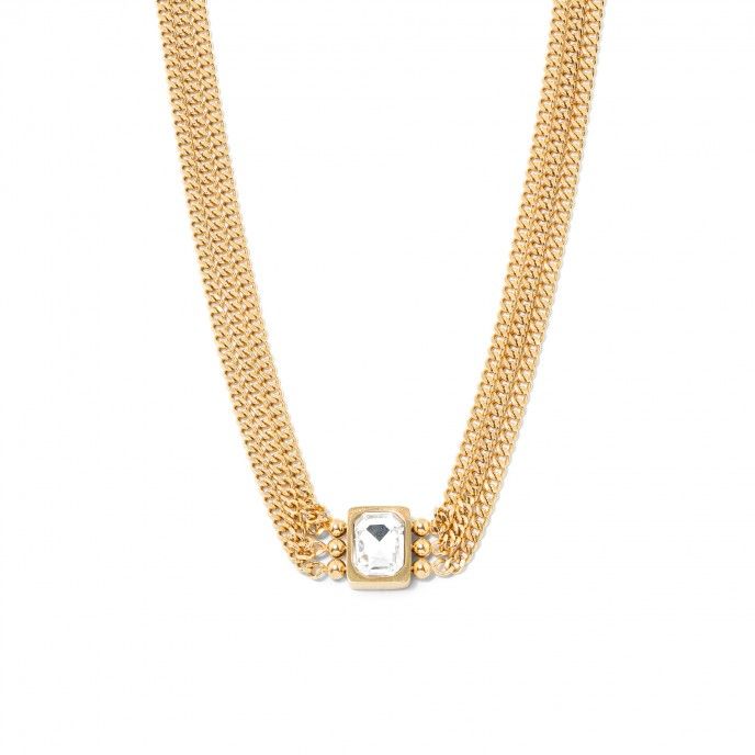 STEEL CHOKER WITH ZIRCON