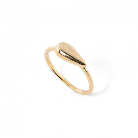 SILVER DROP RING