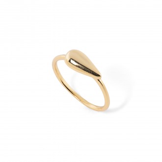 SILVER DROP RING