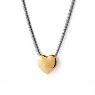 COLLAR DE ACERO CORAZ�N