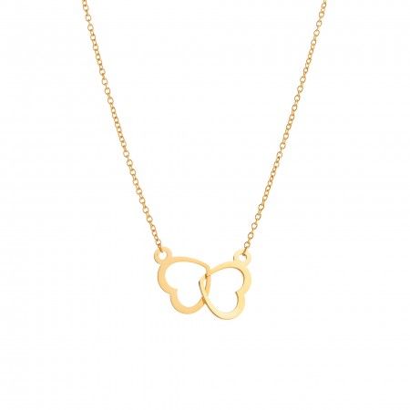 PENDIENTES DE ACERO CORAZONES