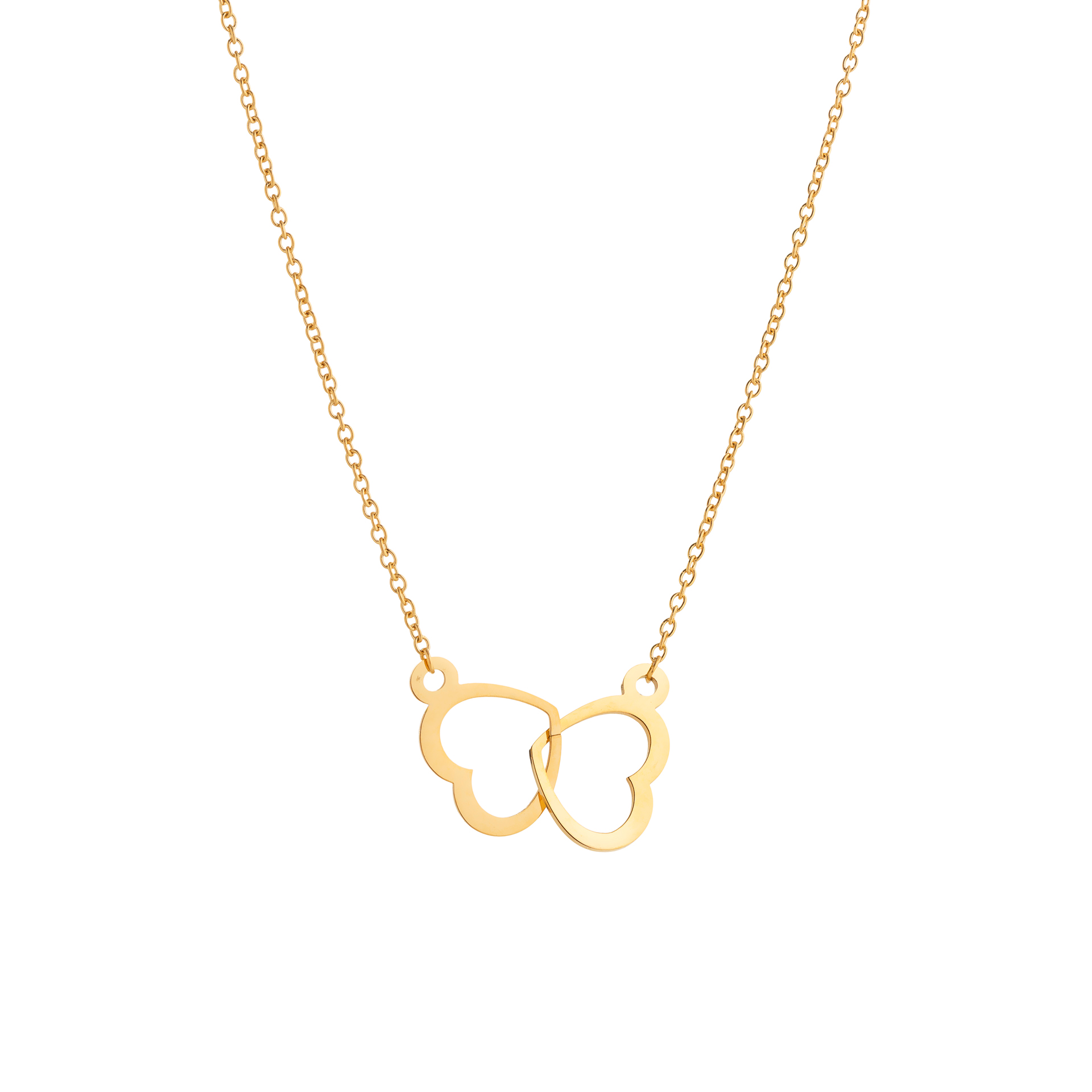 COLAR AÇO CORAÇÕES