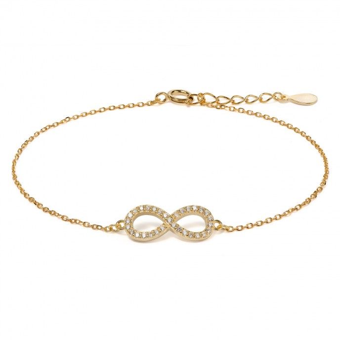 SILVER BRACELET WITH INFINITE